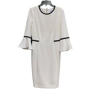 Like New 4P Calvin Klein Petite Formal Long Sleeve Work Cocktail Women’s Dress
